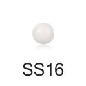 Size 16ss - Swarovski Article #2080/4 Pearl Cabochon HOTFIX